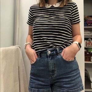 Victoria Beckham x Target Peter Pan Collar Top